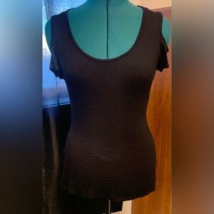 VENUS Black Short Sleeve Tee